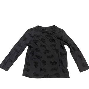 Old Navy Monster Truck Black Kids Long Sleeve Shirt